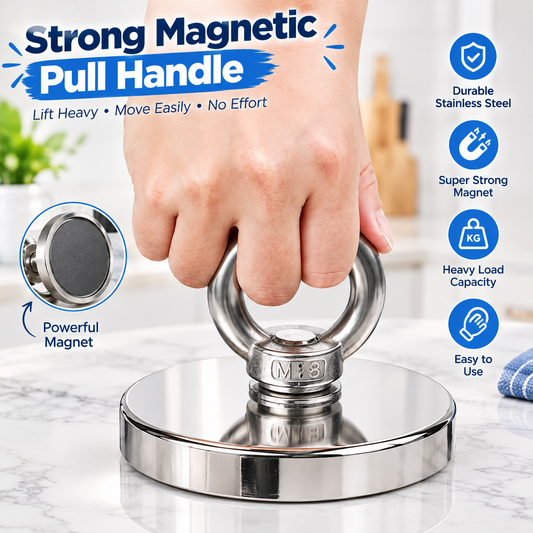 Heavy-Duty Magnetic Pull Handle Strong Neodymium Magnet