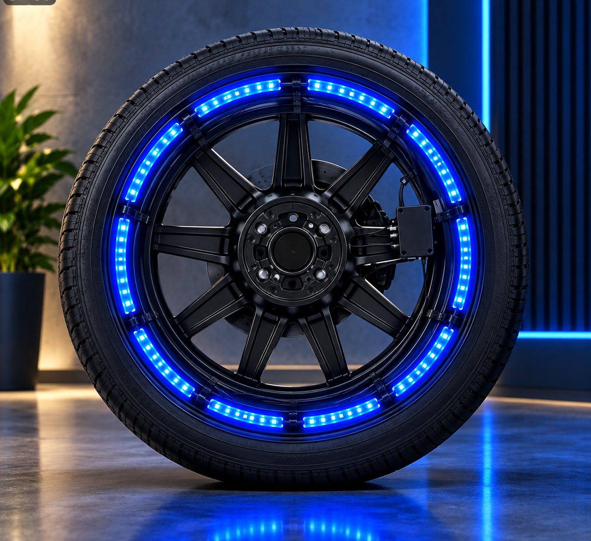 Car Wheel Hub Stripes
