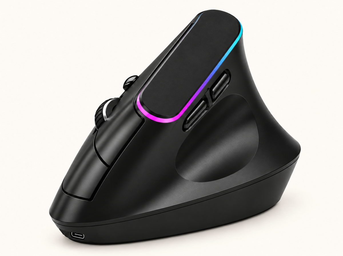 Rechargeable Ergonomic Wireless Mouse