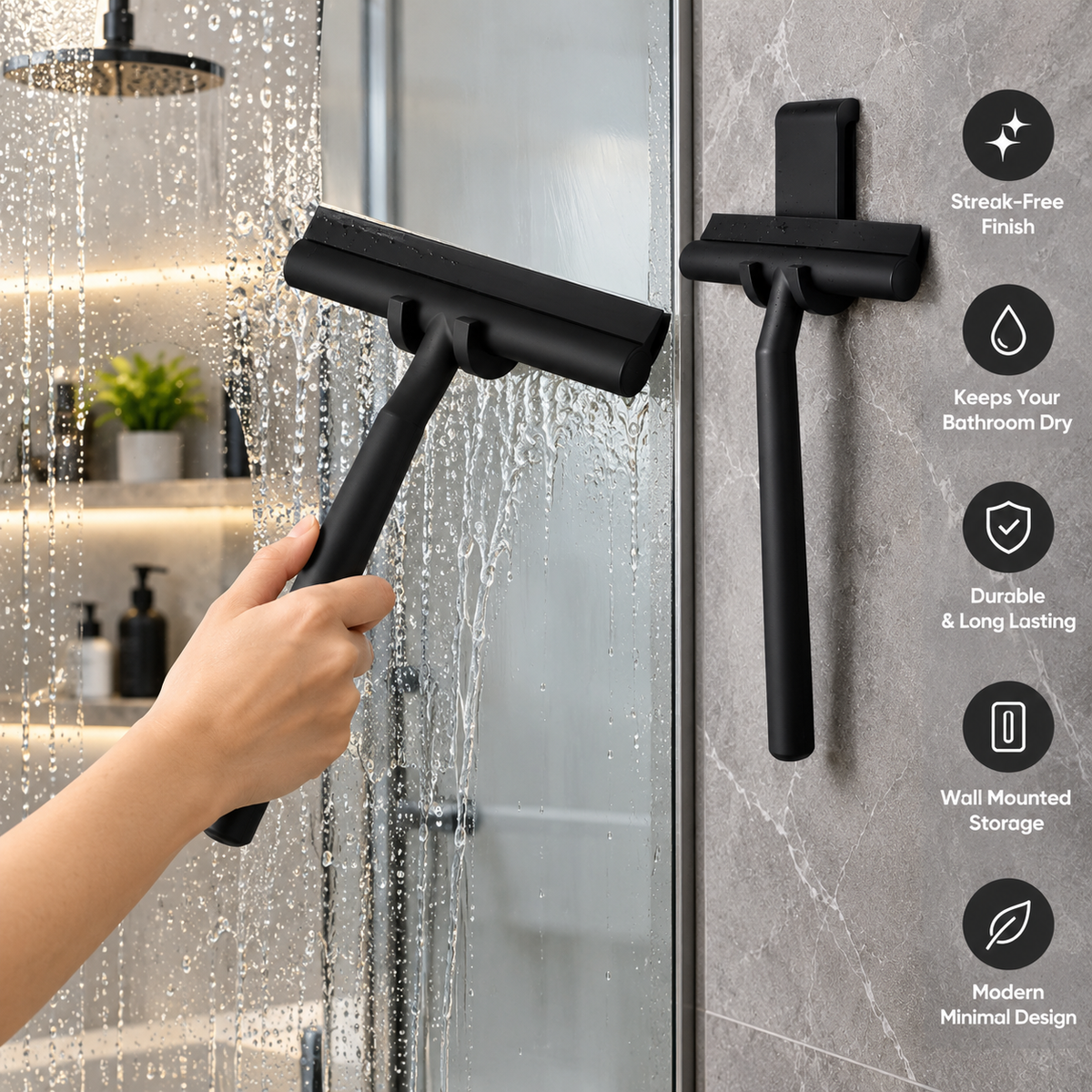 Long Handle Shower Squeegee