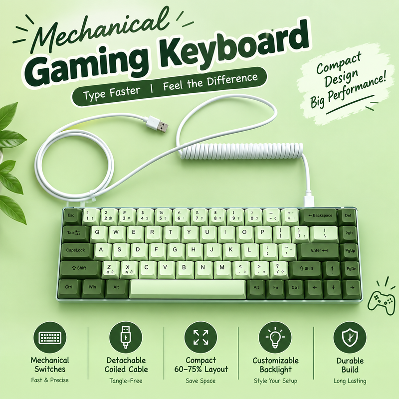 Compact Mechanical Gaming Keyboard