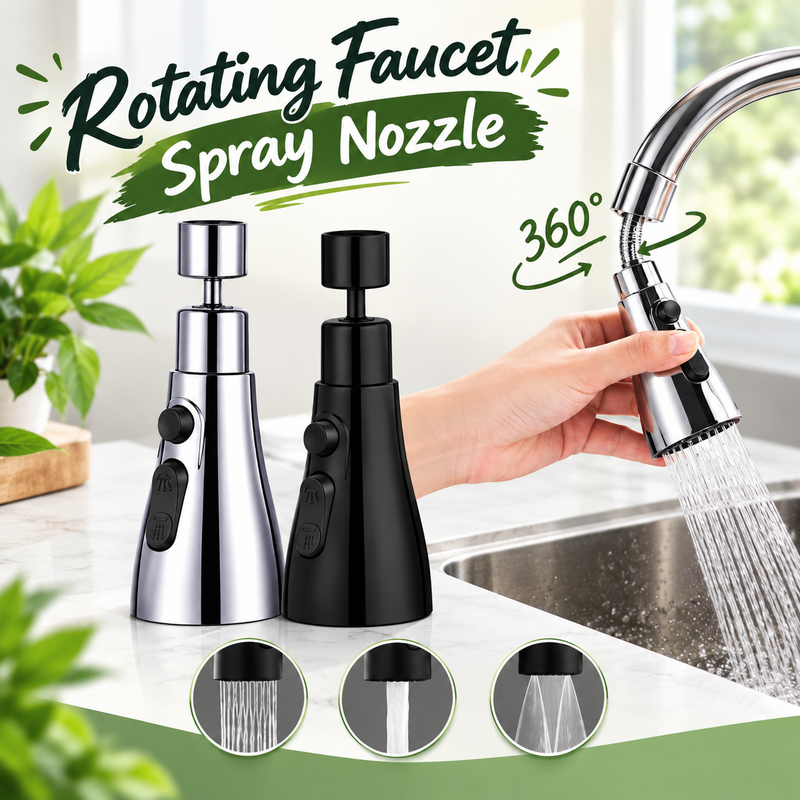 360° Rotating Faucet Spray Nozzle