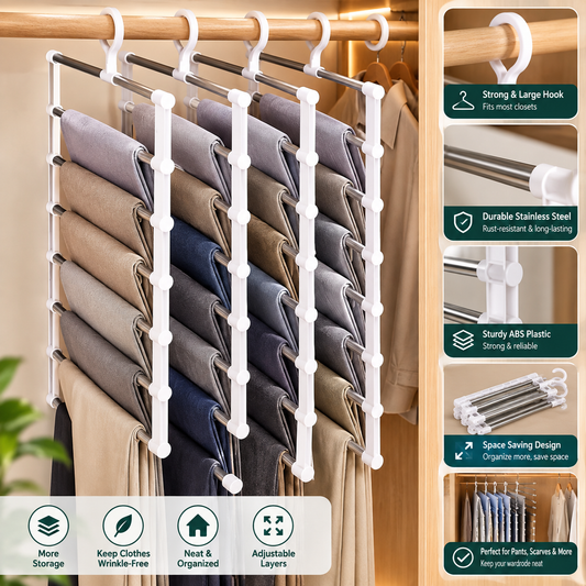 Adjustable Closet Hanger Rack