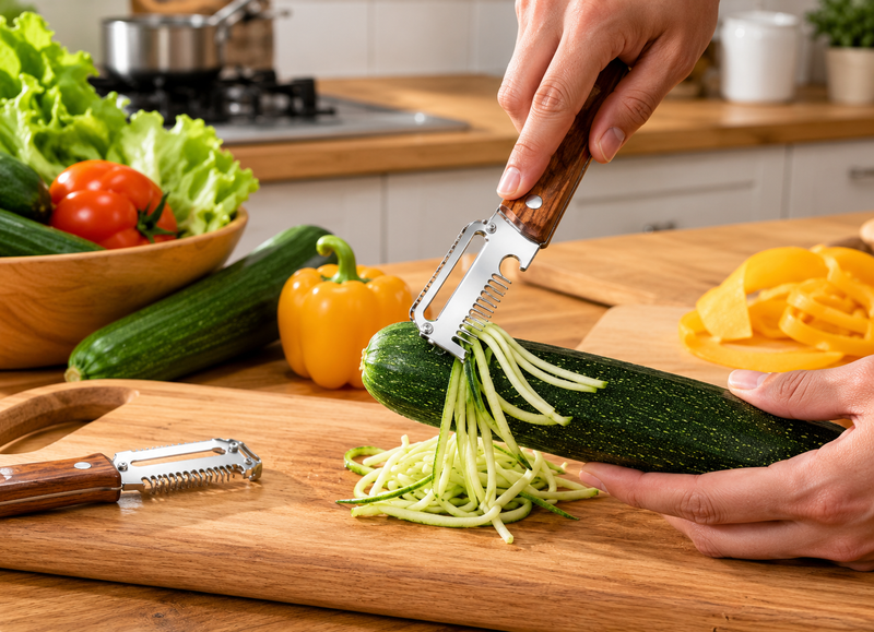 2-in-1 Vegetable Peeler Julienne Slicer